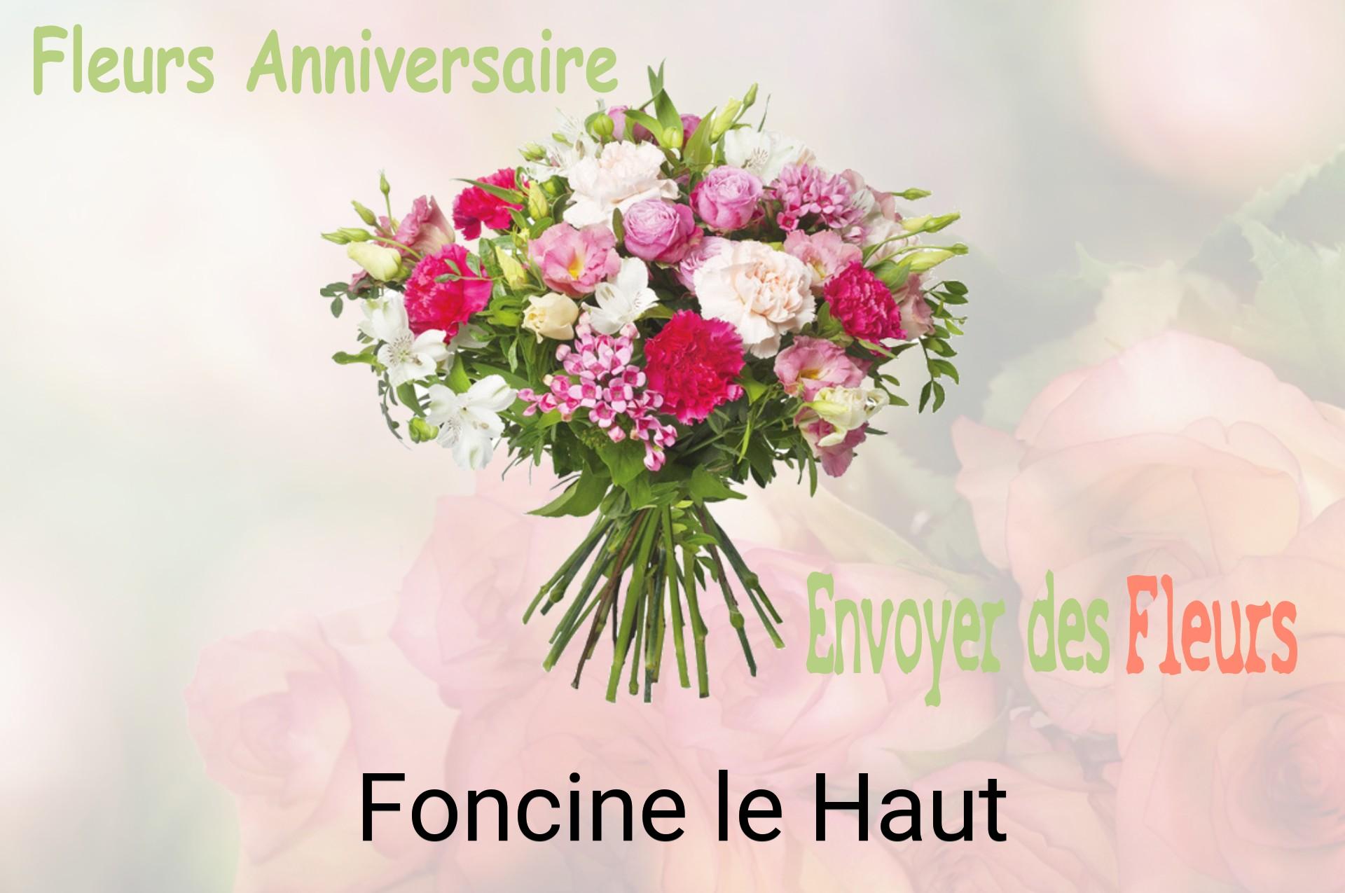 Bouquet de fleurs d’anniversaire livré à Foncine-le-Haut