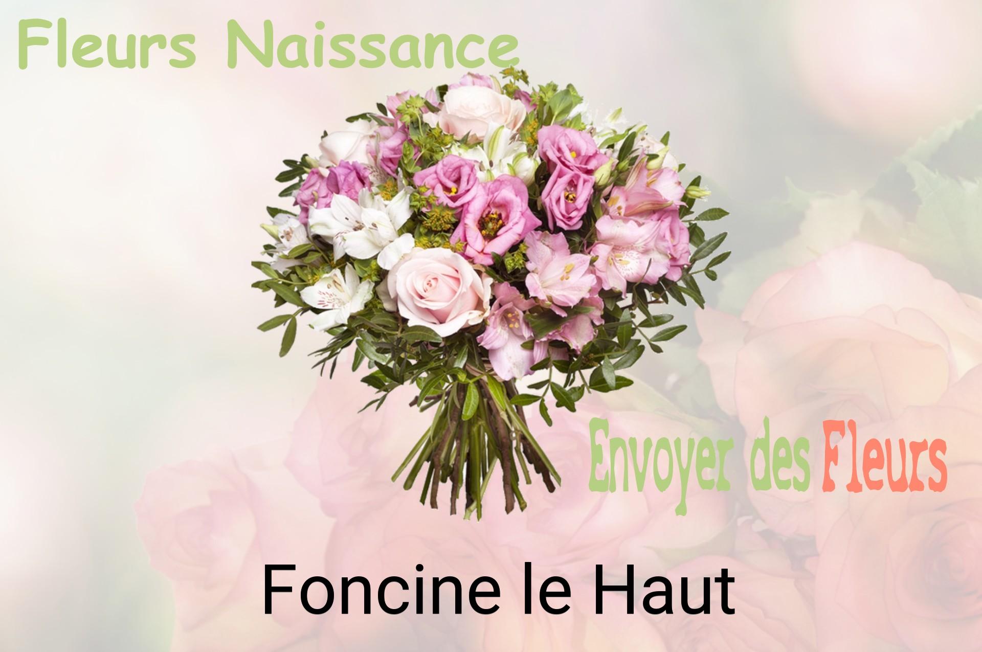 Bouquet de fleurs de naissance livré à Foncine-le-Haut